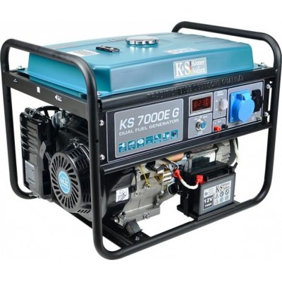 Электростанция бензиновая KONNER&SOHNEN KS 7000E G (бензин/газ) [KS 7000E G]