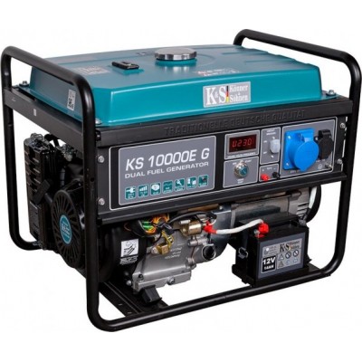 Электростанция бензиновая KONNER&SOHNEN KS 10000E G (бензин/газ) [KS 10000E G]