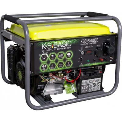 Электростанция бензиновая K&S BASIC KSB 6500CE [KSB 6500CE]