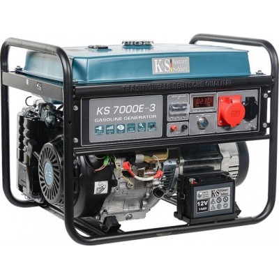 Электростанция бензиновая KONNER&SOHNEN KS 7000E-3 [KS 7000E-3]