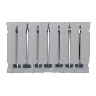 Биметаллический радиатор отопления Royal Thermo PianoForte 500 12 секций Silver Satin