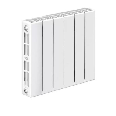 Биметаллический радиатор отопления Royal Thermo PianoForte 300 8 секций Silver Satin