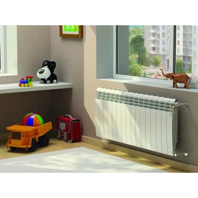 Биметаллический радиатор отопления Royal Thermo BiLiner 350 V 10 секций Silver Satin