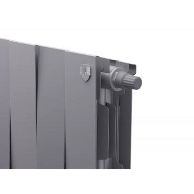 Биметаллический радиатор отопления Royal Thermo PianoForte 200 14 секций Silver Satin VDR
