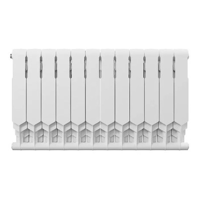 Биметаллический радиатор отопления Royal Thermo PianoForte 500 VD 8 секций Noir Sable