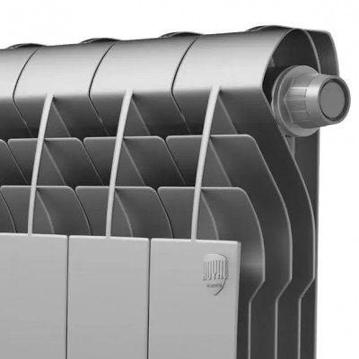 Биметаллический радиатор отопления Royal Thermo PianoForte 300 8 секций Noir Sable VDR