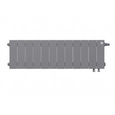 Биметаллический радиатор отопления Royal Thermo PianoForte 200 14 секций Silver Satin VDR