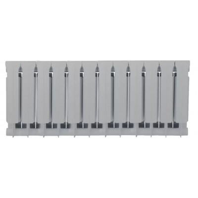 Биметаллический радиатор отопления Royal Thermo PianoForte 200 20 секций Noir Sable VDR