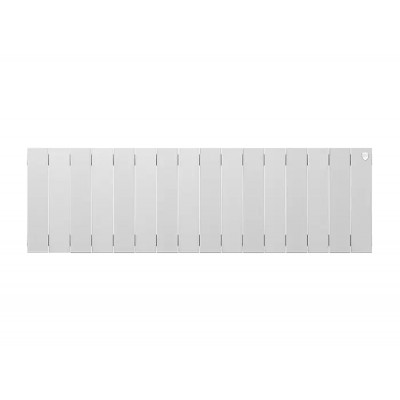 Биметаллический радиатор отопления Royal Thermo PianoForte 300 16 секций Silver Satin VDR