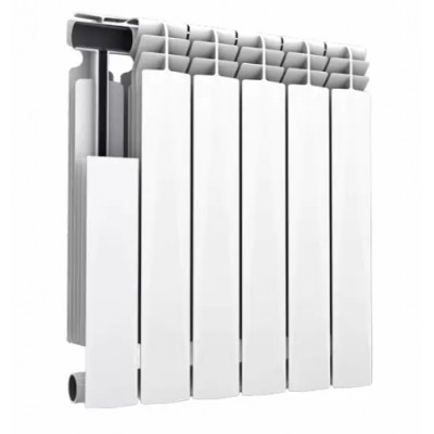 Биметаллический радиатор отопления Royal Thermo BiLiner 500 8 секций Silver Satin