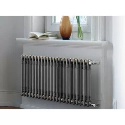 Стальной трубчатый радиатор Zehnder 2180 V001 Charleston 14 секций (черный матовый)