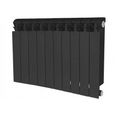Биметаллический радиатор отопления Royal Thermo PianoForte 300 16 секций Noir Sable