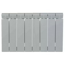 Биметаллический радиатор отопления Royal Thermo PianoForte 500 12 секций Silver Satin