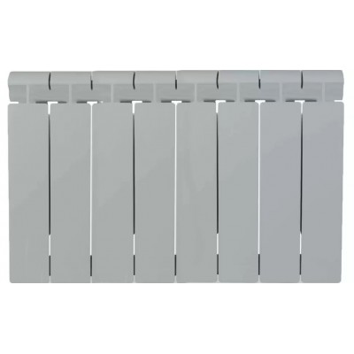 Биметаллический радиатор отопления Royal Thermo PianoForte 500 12 секций Silver Satin