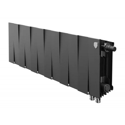 Биметаллический радиатор отопления Royal Thermo PianoForte 200 14 секций Noir Sable VDR
