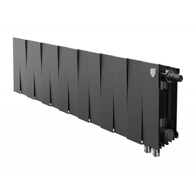 Биметаллический радиатор отопления Royal Thermo PianoForte 300 20 секций Noir Sable VDR