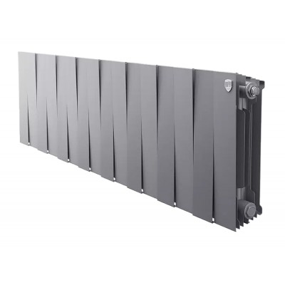 Биметаллический радиатор отопления Royal Thermo PianoForte 200 20 секций Silver Satin