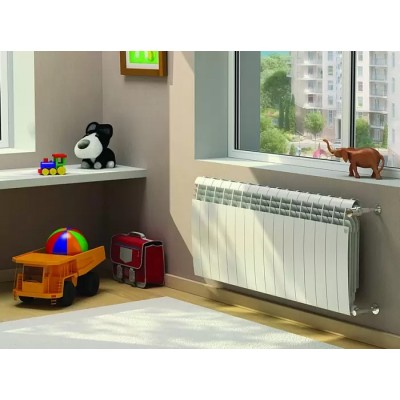 Биметаллический радиатор отопления Royal Thermo BiLiner 500 V 8 секций Noir Sable