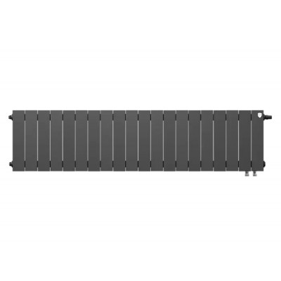 Биметаллический вертикальный радиатор Royal Thermo Piano Forte Tower Silver Satin 22 секции