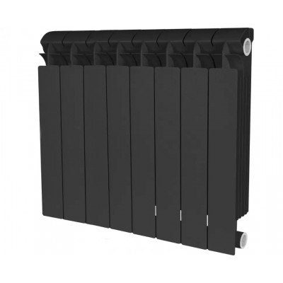 Биметаллический радиатор отопления Royal Thermo PianoForte 500 VD 10 секций Noir Sable