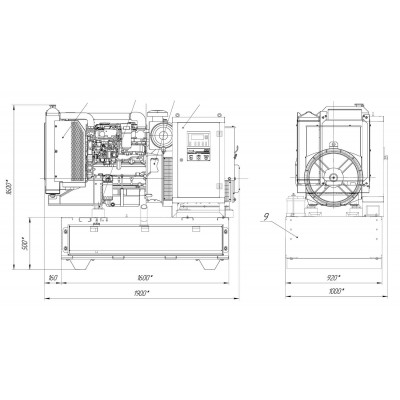 Дизельный генератор ПСМ ADP-80