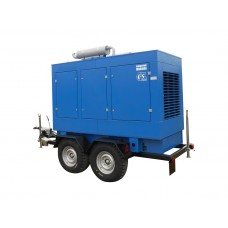 Дизельный генератор ССМ ЭД-100-Т400-РПМ2 с шумоизоляцией на шасси