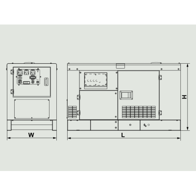 Дизельный генератор Yanmar YEG 230 DTLS-5B