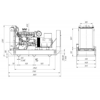 Дизельный генератор ПСМ ADV-400