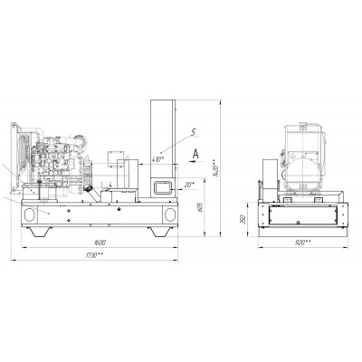 Дизельный генератор ПСМ ADP-12