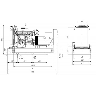 Дизельный генератор ПСМ ADV-460