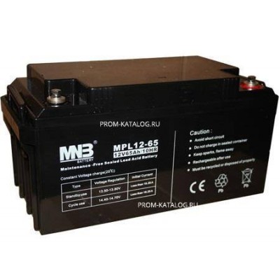 Аккумуляторная батарея MNB MPL12-65