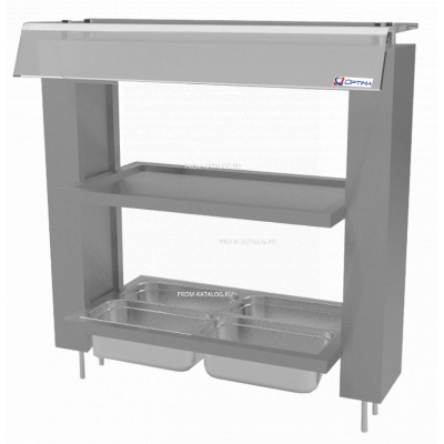 Диспенсер для столовых приборов, хлеба и подносов Optiline Metline ware 2