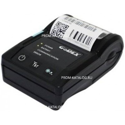 Мобильный принтер Godex MX20 (термо, Bluetooth, RS232, USB)