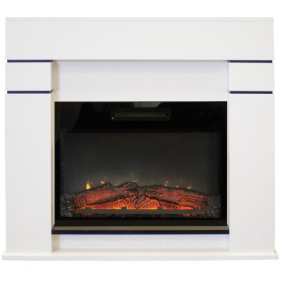Электрокамин с широким очагом 2D Real-Flame Alta 24 WT с очагом Kendal 24