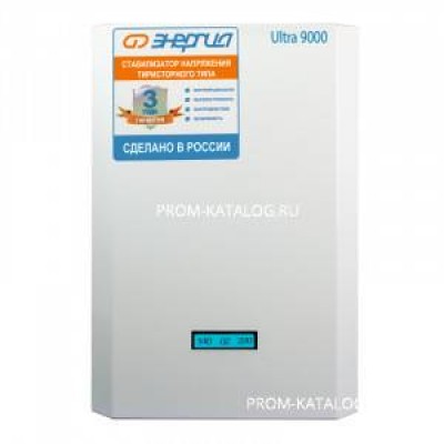 Тиристорный стабилизатор Энергия 9000 ВА Ultra Е0101-0104