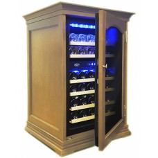 Отдельностоящий винный шкаф 22-50 бутылок Cold Vine C34-KBF2 (W-oak)
