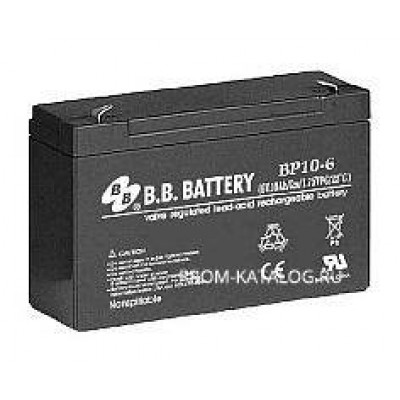 Аккумуляторная батарея B.B.Battery BP 180-6