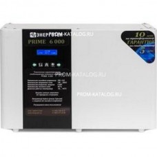 Стабилизатор напряжения (6000 ±6 В 140-290 В) Энерготех PRIME 514488