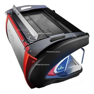 Кофемашина Royal Synchro T2 2GR Semiautomatic Boiler 14LT черно-красная