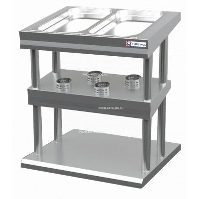 Диспенсер для столовых приборов, хлеба и подносов Optiline Metline ware 3