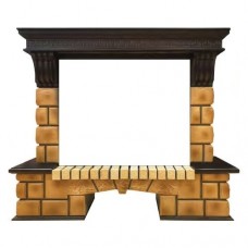 Широкий портал Real-Flame Stone Brick 26