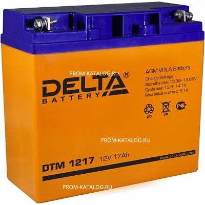 Аккумуляторная батарея Delta DTM 1217
