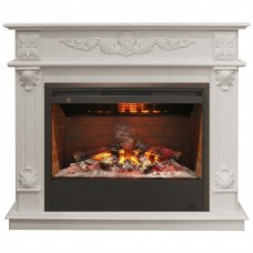 Электрокамин с широким очагом 3D Real-Flame Philadelphia 25,5/26 WT с очагом 3D Helios 26