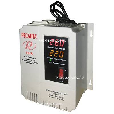 Стабилизатор напряжения Ресанта АСН-2000 Н/1-Ц Lux