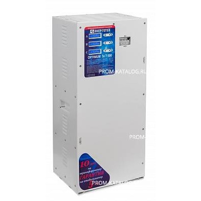 Стабилизатор напряжения Энерготех Optimum+ 7500x3