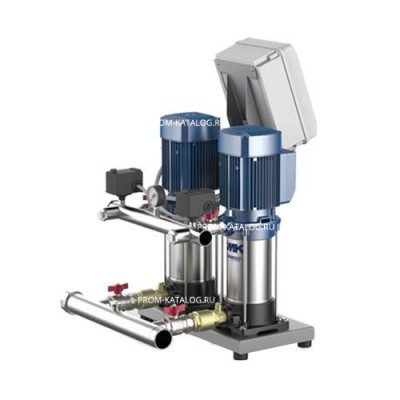 Насосная станция Pedrollo COMBIPRESS CB2-MKm 8/4-N - 2x1.5кВт(1x230 В,Qmax 360л/мин,Hmax 54м)