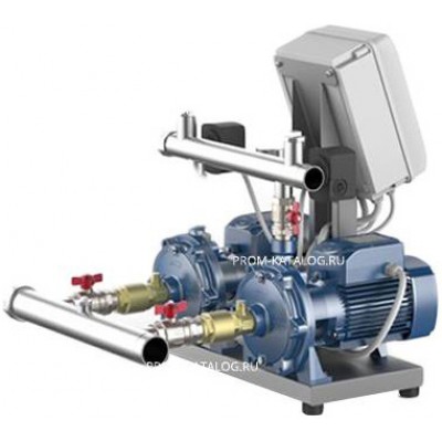 Насосная станция Pedrollo COMBIPRESS CB2-2CP 25/130N - 2x0,75кВт(3x230/400 В,Qmax 200л/мин,Hmax 39м)