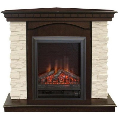 Электрокамин с классическим очагом 2D Real-Flame Elford Corner STD/EUG с очагом Eugene