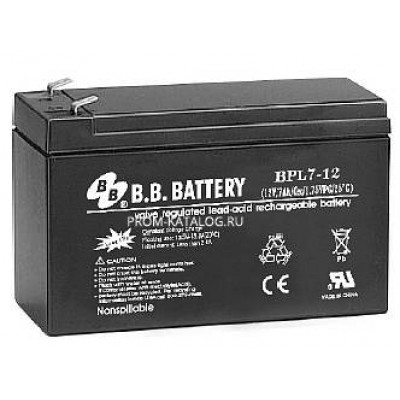 Аккумуляторная батарея B.B.Battery BPL 7-12