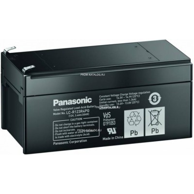 Аккумуляторная батарея Panasonic LC-R123R4PG